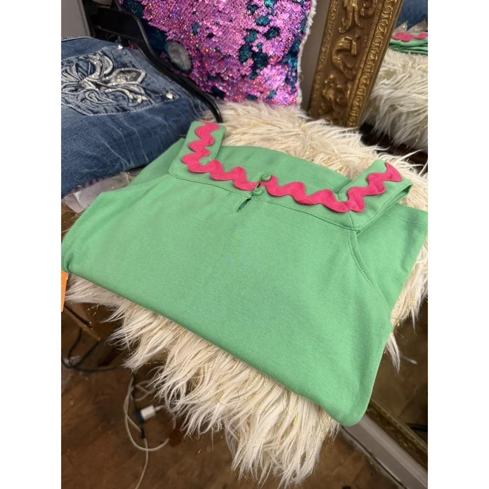 Gymboree Island Lily Girls Size 10 Green Top Shirt Blouse New